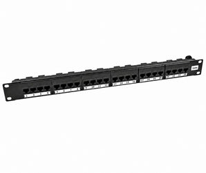 1U 24 Port Cat5e UTP Patch Panel
