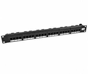 1U 24 Port Cat6 UTP Patch Panel